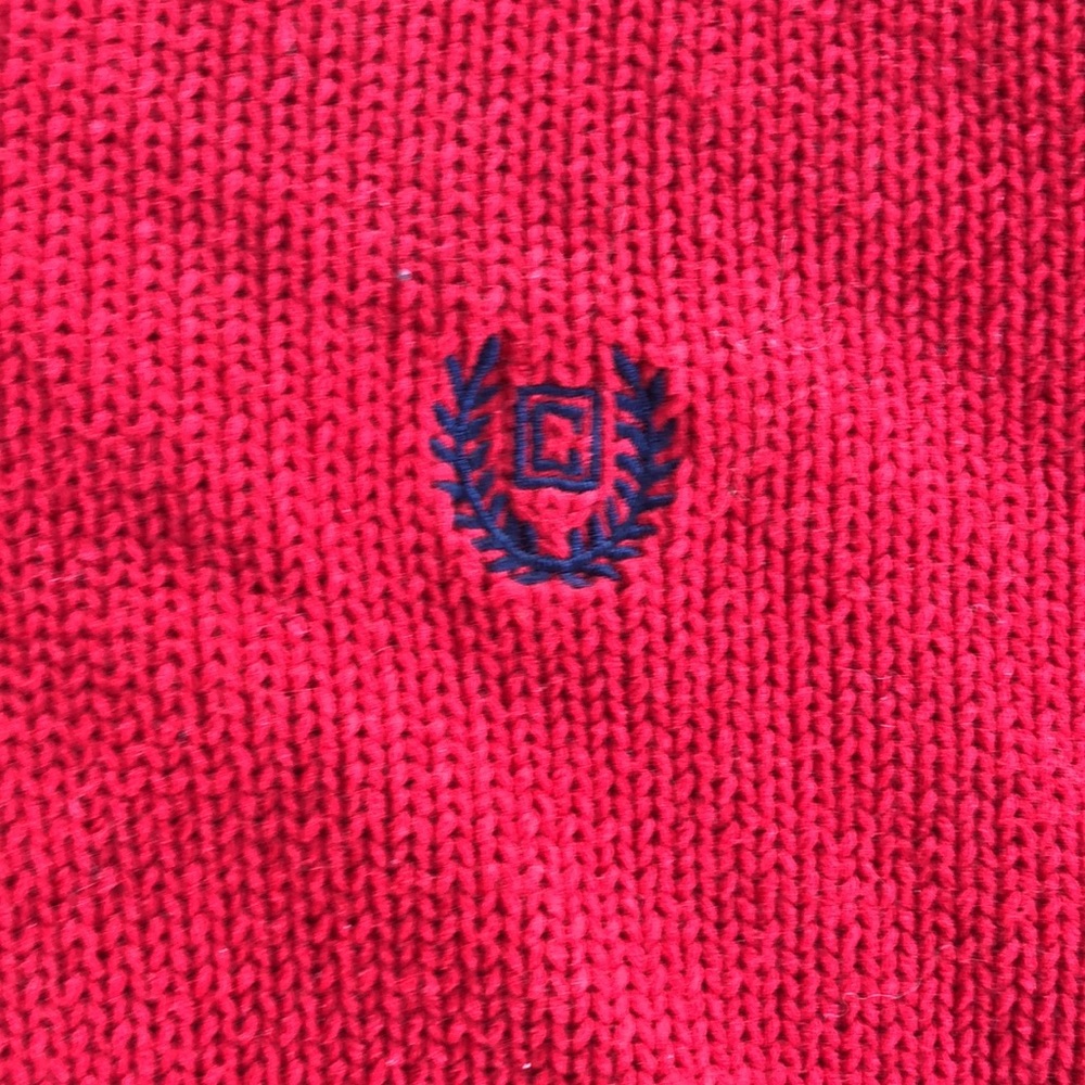 Chaps Red Sweater-Medium - Picture 2 of 3